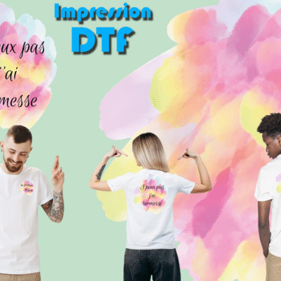 Impression DTF « Je peux pas j&rsquo;ai kermesse »
