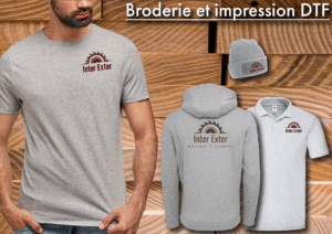 Impression DTF et broderie