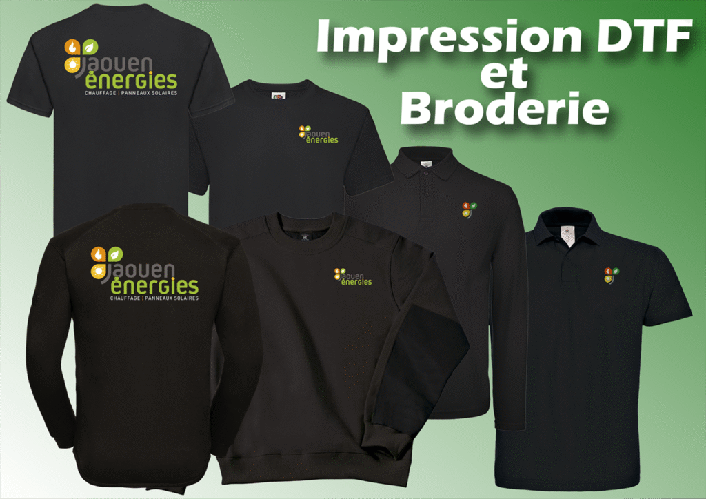 Impression DTF et Broderie