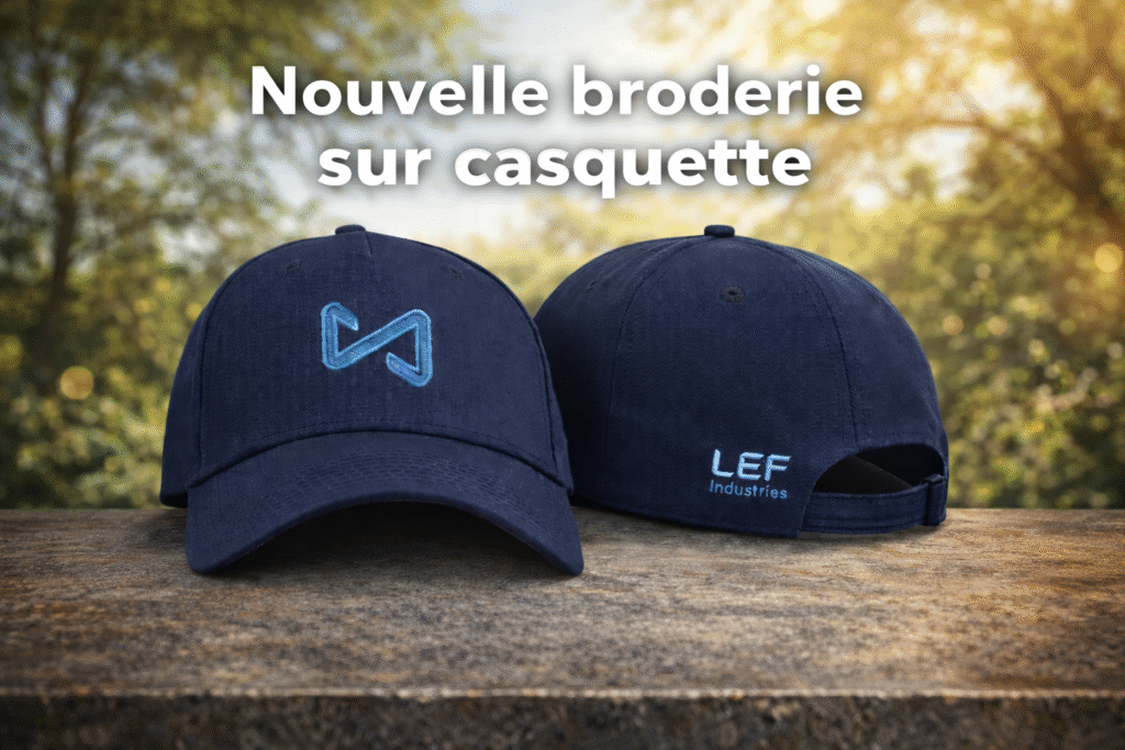 Casquettes personnalisés.