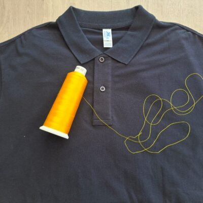 Broderie polo.